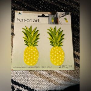 Iron-on Art Pineapple Patches